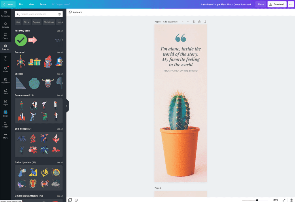 Come Creare dei Segnalibri Personalizzati con Canva: Guida Passo Passo